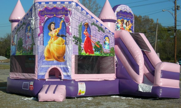 Princess Palace Jump Slide Combo 